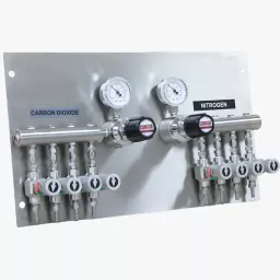 Point-of-use panel designed for high purity incubator supply