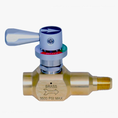 Diaphragm valve for high purity or corrosive gas applications