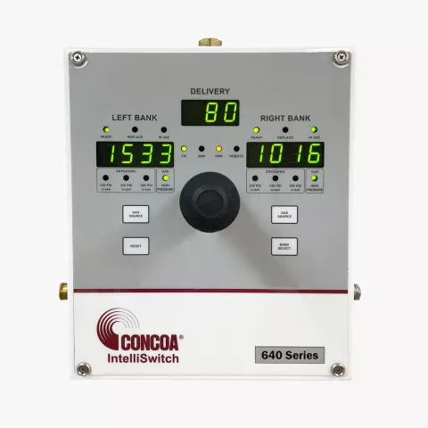 640 Series IntelliSwitch I High flow electronic switchover for industrial gas applications