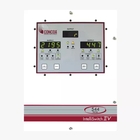 544 Series IntelliSwitch IIv Electronic switchover without integral pressure regulation