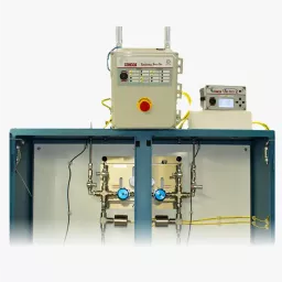 Electronic switchover system for hazardous gas applications