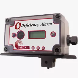 Air safety monitor for oxygen depletion safety