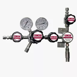 529 Series Protocol Purge Station Single station manifold with process purge for high purity gas applications