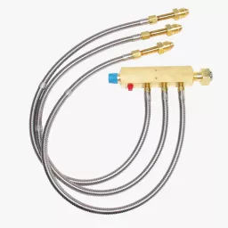 Compact manifold system for laboratory gas applications
