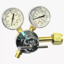 Single stage cylinder regulator for medium-duty welding, heating and cutting applications