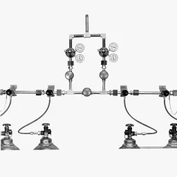 High flow pressure differential switchover for industrial gas applications