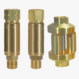 Flashback arrestor for industrial gas applications